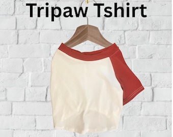 Maglietta per cani Tripaw taglia M Abbigliamento adattivo Maglietta cucciolo a tre zampe Streetwear Medico Amputazione Chirurgia
