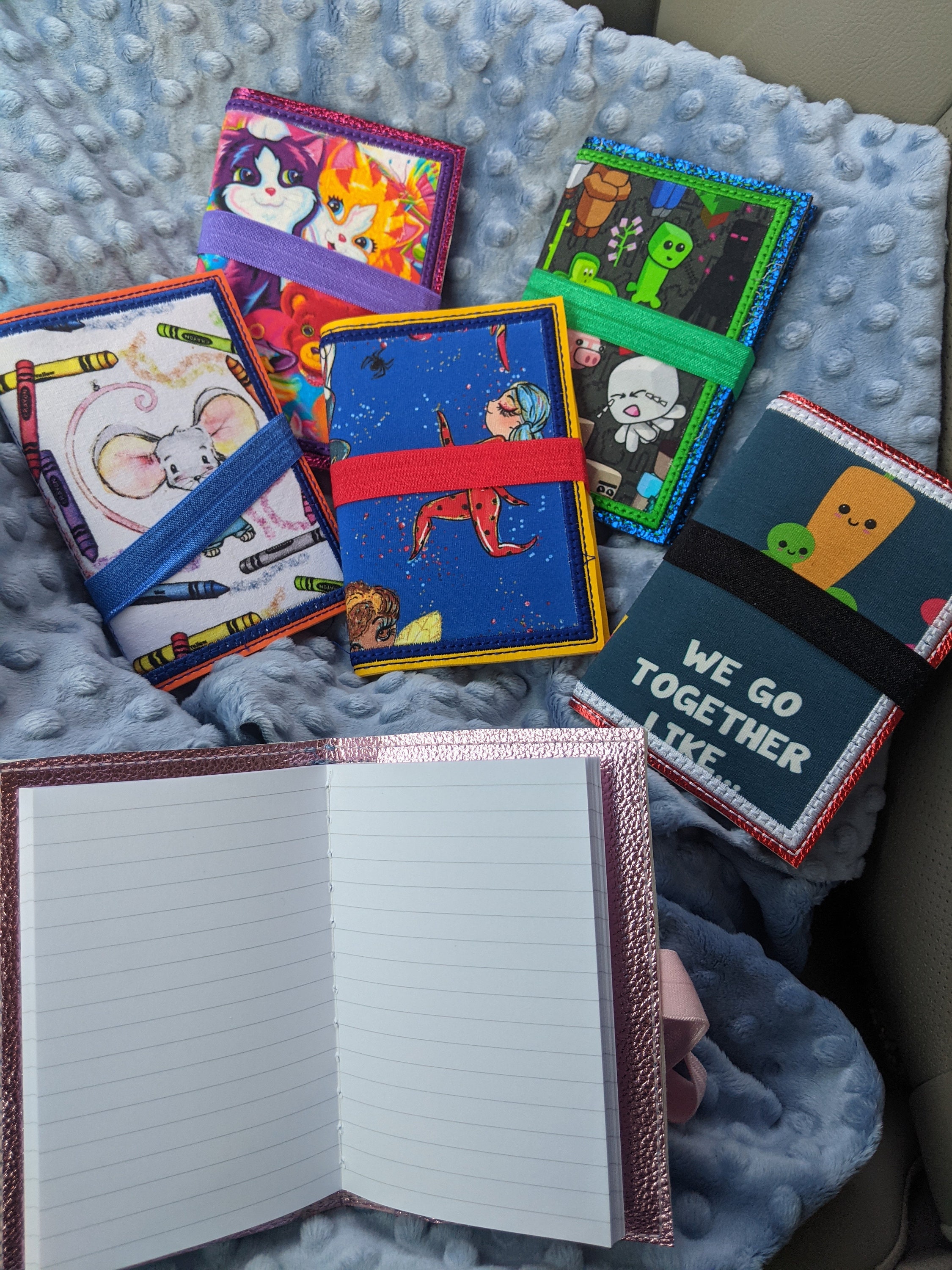 Vinyl Applique Mini CompositionNotebook Keeper/Cover