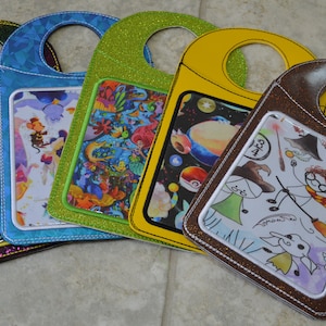 Vinyl Cell Phone Charging Station/Door Knob Pocket