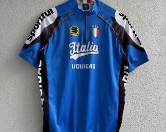 Vintage Sportful Team Italia Linquigas cykeltröja