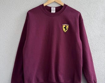 Ferrari Racing Crewneck Tröja Vinröd