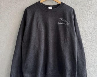 Felpa girocollo vintage Jaguar Automotive