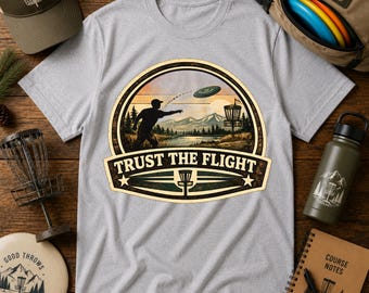 Trust The Flight ディスクゴルフ グラフィックTシャツ