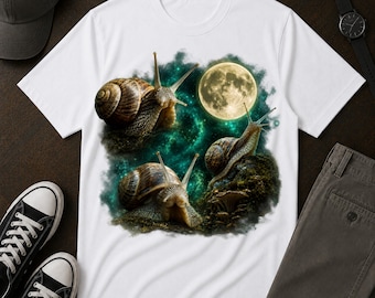 Schnecken-Shirt, Mondschnecken-T-Shirt