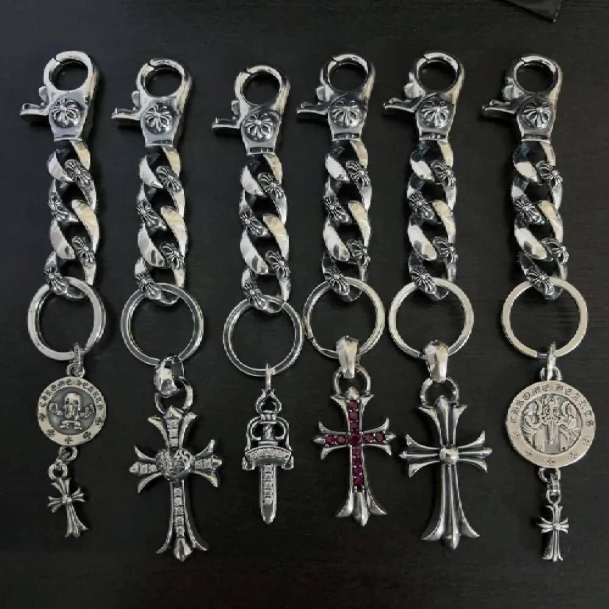 Chrome hearts key chain - Etsy Portugal