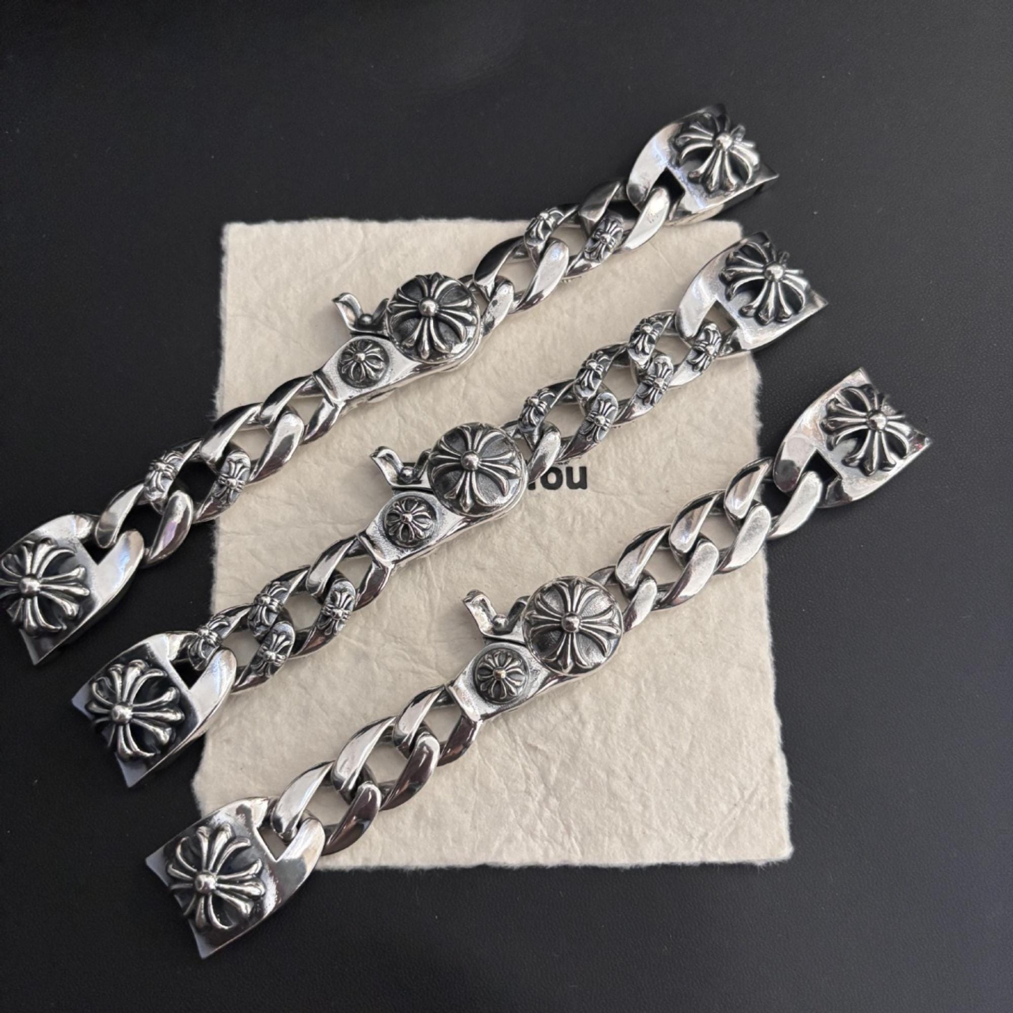 Chrome Hearts クロスチャーム ブレスレット Chrome hearts dice cross bracelet - Etsy 日本