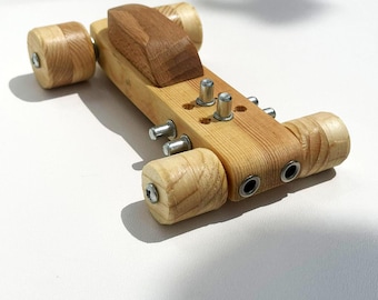 OOAK Wooden Racer – Crafted from Reclaimed Furniture Offcuts