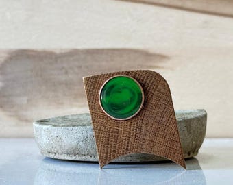 Reclaimed Wood Brooch – One of a Kind Wearable Art