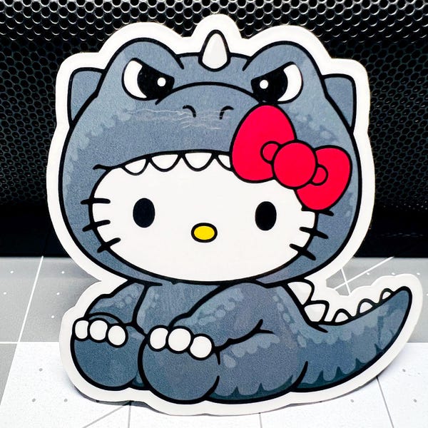 Kaiju Kitty 3" Vinyl Sticker