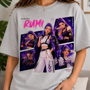 Rumi Huntrix PNG, Anime Clipart, Kpop Demon Hunters PNG, Digital Download image 6