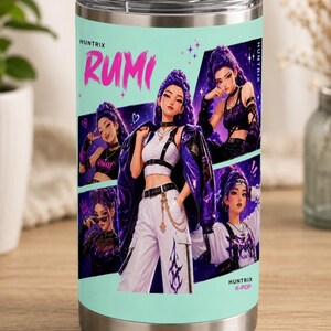 Rumi Huntrix PNG, Anime Clipart, Kpop Demon Hunters PNG, Digital Download image 9