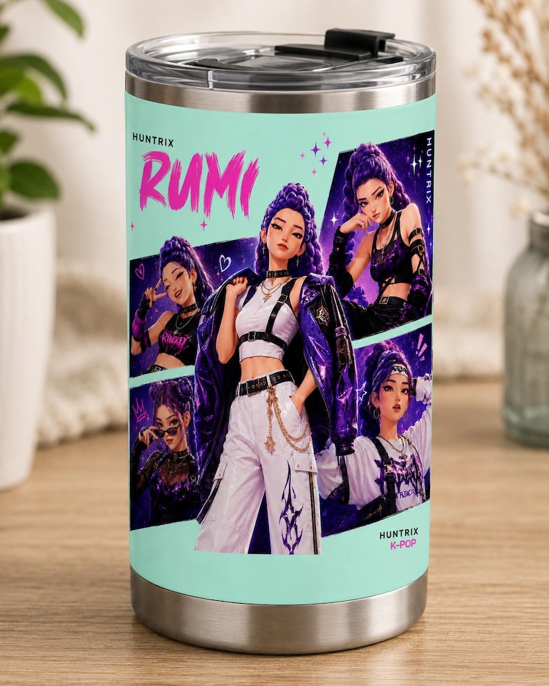 Rumi Huntrix PNG, Anime Clipart, Kpop Demon Hunters PNG, Digital Download image 9