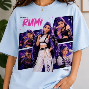 Rumi Huntrix PNG, Anime Clipart, Kpop Demon Hunters PNG, Digital Download image 5