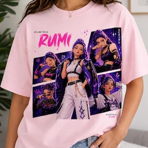 Rumi Huntrix PNG, Anime Clipart, Kpop Demon Hunters PNG, Digital Download image 3