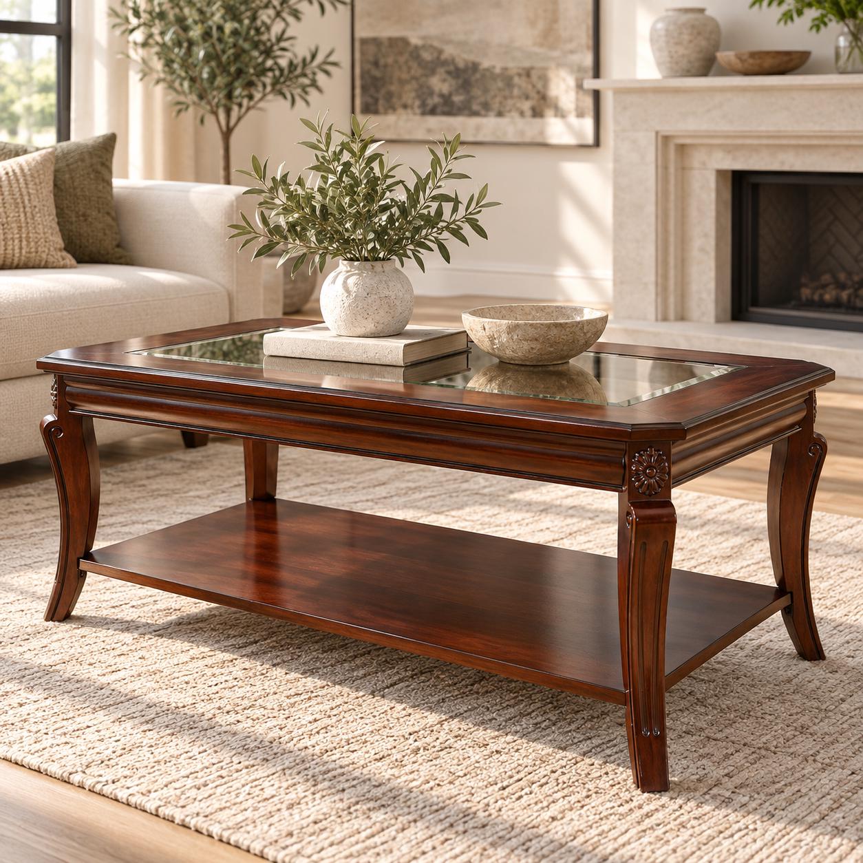 Vintage Rectangle Coffee Table - Etsy
