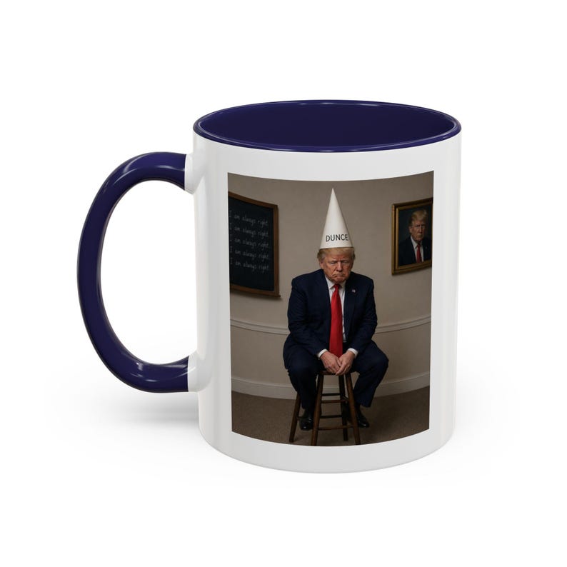 Trump photo in Dunce Cap image 10