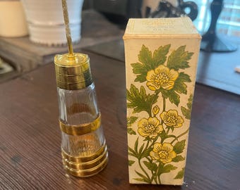 Botella Avon Vintage Butter Churn Country Charm con caja