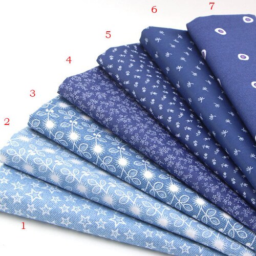 Scrap Bundle Fabric Scraps Cotton Fabric Remnants Flower Etsy