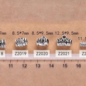 Spacer Beads Set, verschiedene Silber Gold Metall Röhren und Runden für die Armband-Herstellung - 10stk