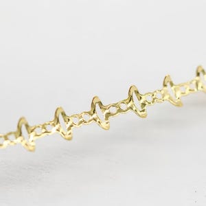Gold Gemstone Setting Wire Bracelet • Bezel Wire for Jewelry Making • DIY Gem Wrapping Supply 1 meter