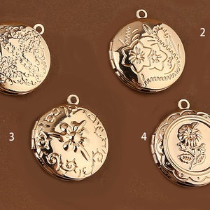 Photo round Locket | Gift for Mom | Personalized Memorial Locket for necklace making