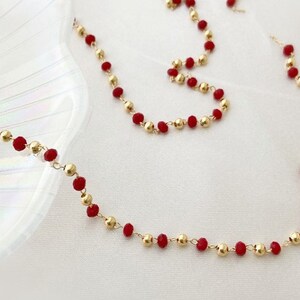 Red beads chain Clearance