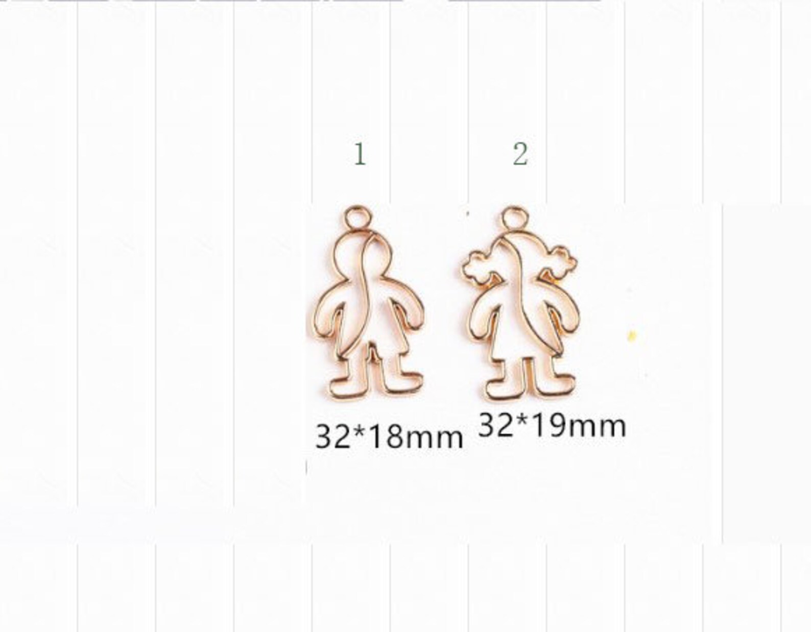Gold Boy Pendant Alloy Charm Pendant 10 Pcs Gold Plated Etsy