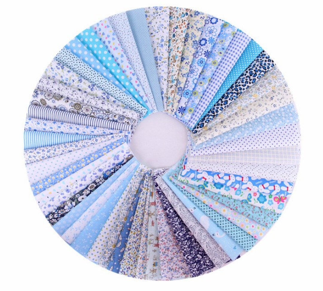 Scrap Bundle Fabric Scraps Cotton Fabric Remnants Flower Fabric Scrap