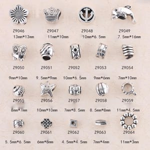 Cuentas de tambor - Cuentas espaciadoras de tubo - Cuentas de tambor de metal - Cuentas espaciadoras de tubo - Cuentas para ti 10 piezas yinfan14