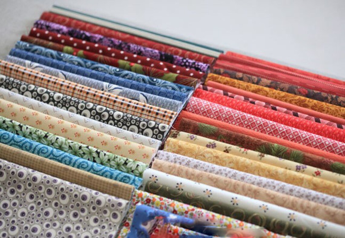 Scrap Bundle thin Cotton Fabric Bundle Fabric Scraps Etsy