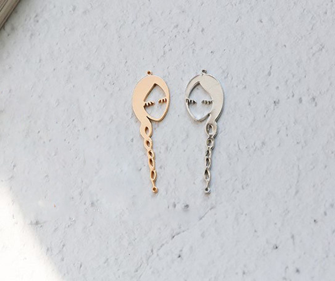 Beauty Charms beauty Head Girl Head Charm 6pcs Etsy