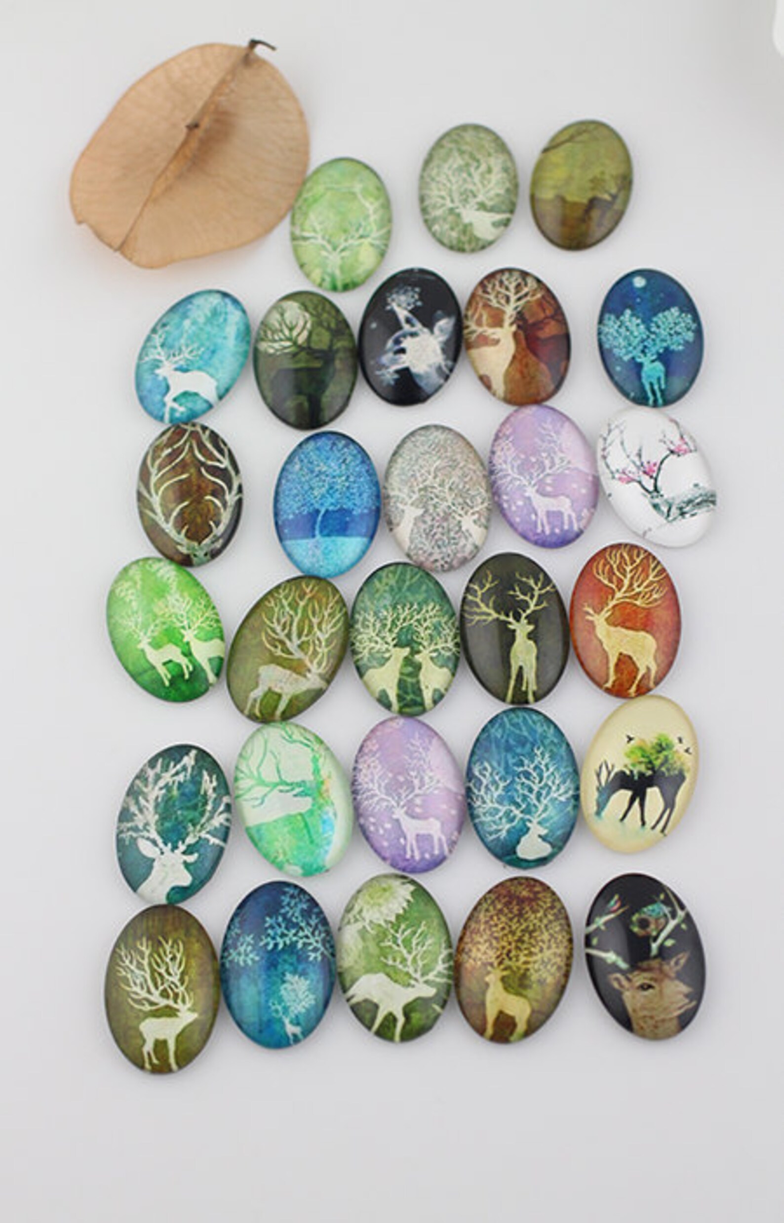 Glass Beads Bulk Small Glass Bead10pcs Handmade Dear Etsy UK