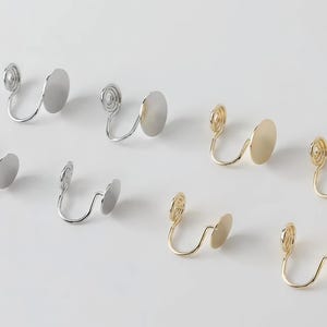 non-pierced gold Painless ear clips 10pcs