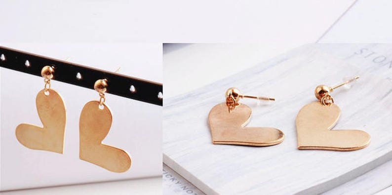 heart cabochons infinity heart charm 8pcs iron plated iron color heart jewelry accessories