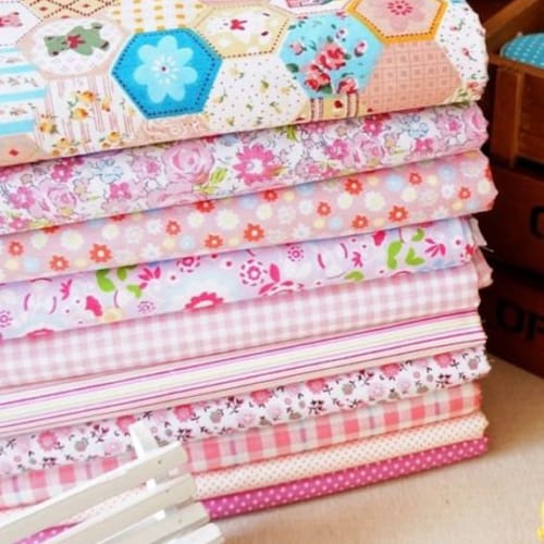 Scrap Bundle Fabric Scraps Cotton Fabric Remnants Flower Etsy