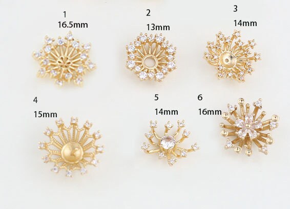 2pcs 8.5x12mm 24K Gold Brass Zircon H Charm,earring/bracelet