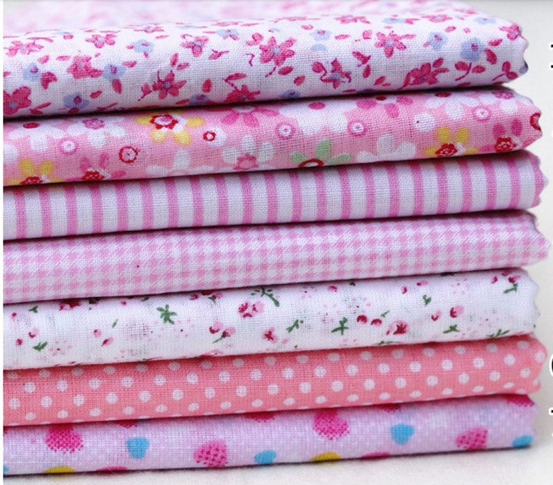 Scrap Bundle Fabric Scraps Cotton Fabric Remnants Flower Etsy