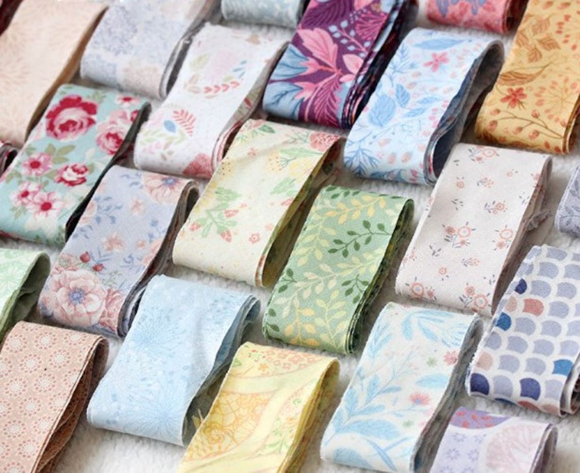 Roll Pure Cotton Fabric Edge Strip 1.5 Strips for Etsy