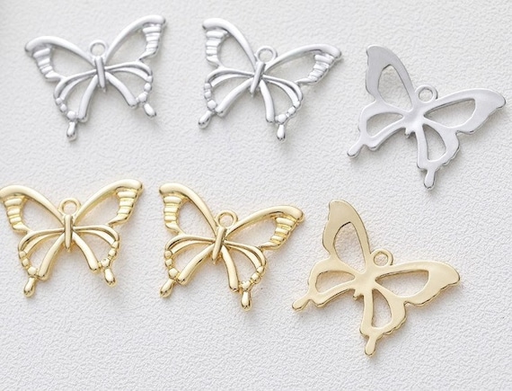 Brass Butterfly Charms Brass Butterfly Charms