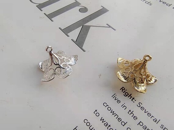 Flower Bead Caps 6 10mm Gold/Silver Plated Metal Charms For Jewelry Making DIY Supplies From Ddmyaug, $12.77