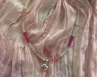 Viral Beaded Initial Necklace