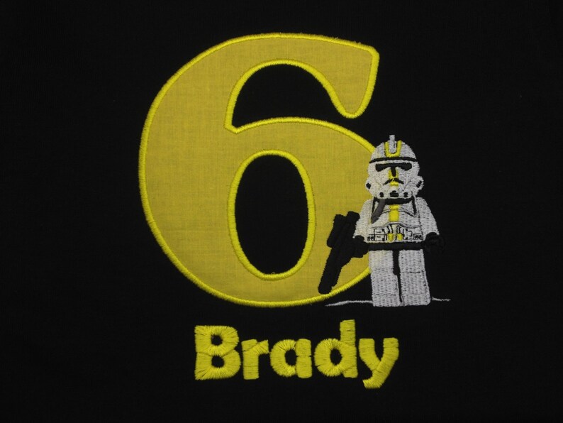 Star Wars Storm Trooper Birthday Shirt image 1