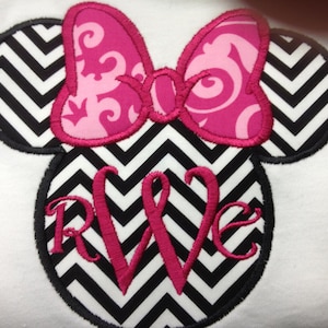 Disney Minnie Mouse Applique  Shirt (girls)