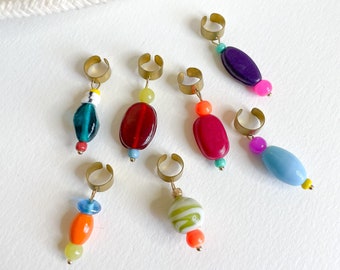 Colorful Cuffs for Locs, Braids, and Ears