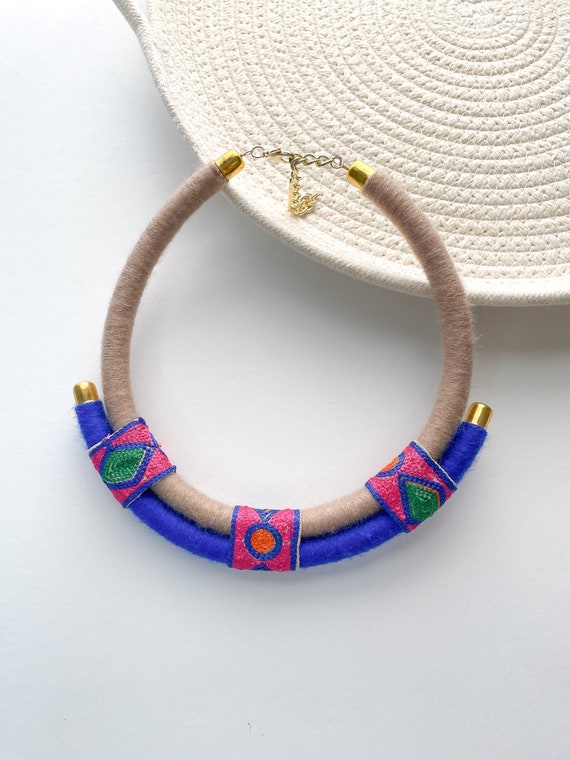 Wrapped Collar Necklace