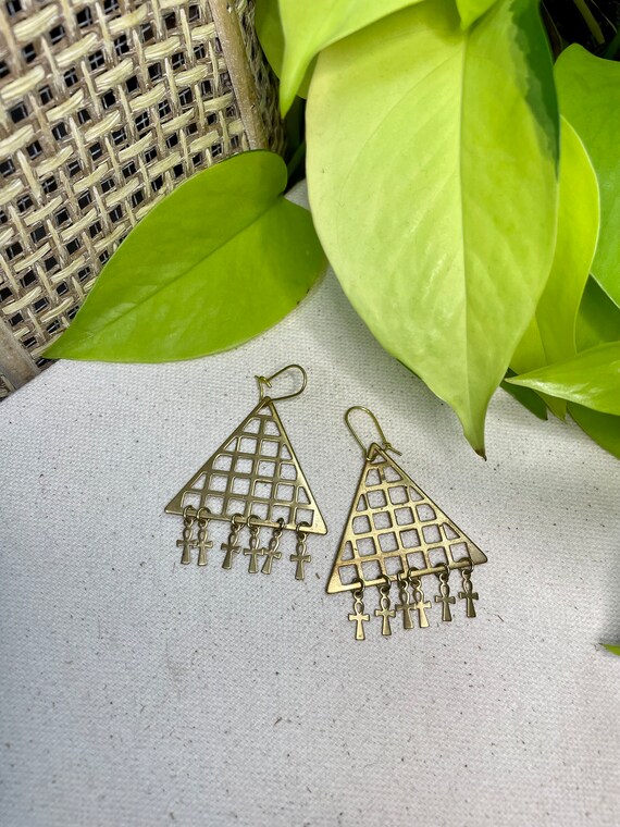 Pyramids Earrings