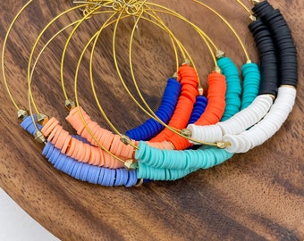 Two Tone Coco Hoops
