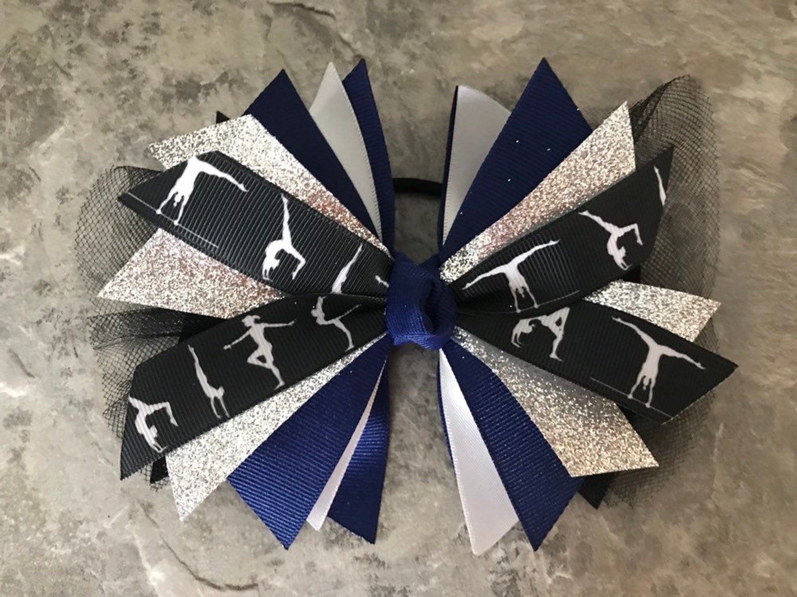 Gymnastics Bow Gymnastics Hair Bow Tumbling Hair Bow Etsy