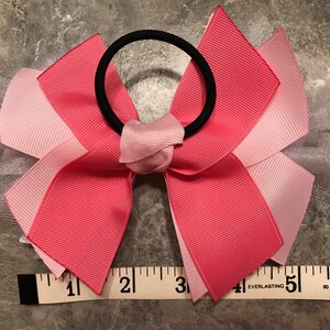yellow bow hair tie