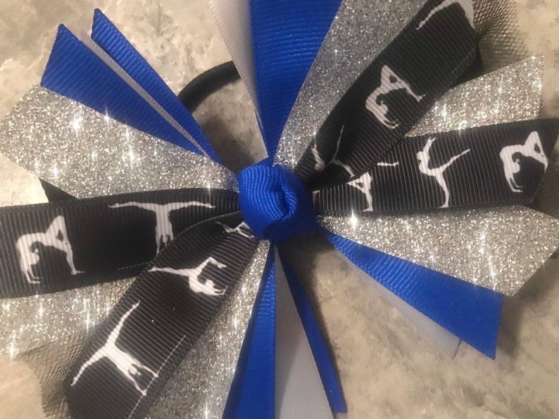 Gymnastics Bow Gymnastics Hair Bow Tumbling Hair Bow Etsy